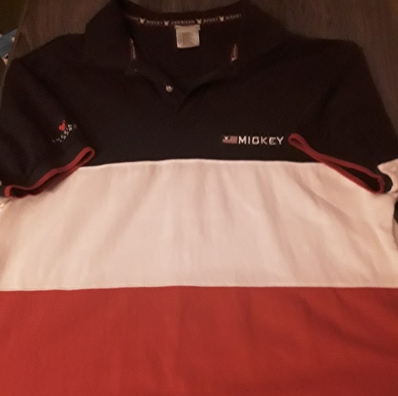 Disney Mickey Mouse American Sports Polo Size Med - Picture 2 of 3